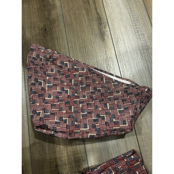 Longaberger CATALOG Basket Liner Old Glory fabric NEW flag patriotic - Picture 1 of 2